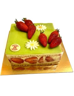 Pavé aux fraises