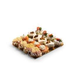 Canapés rustiques (16 pièces)