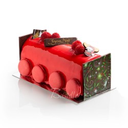 Bûche framboisier